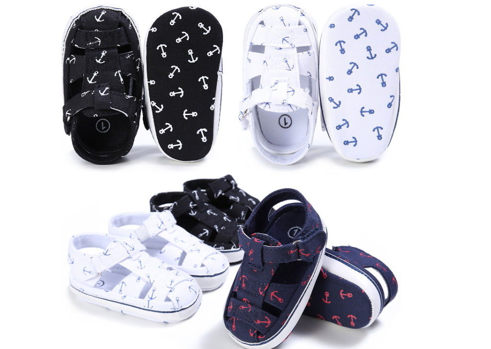 baby boy white sandals